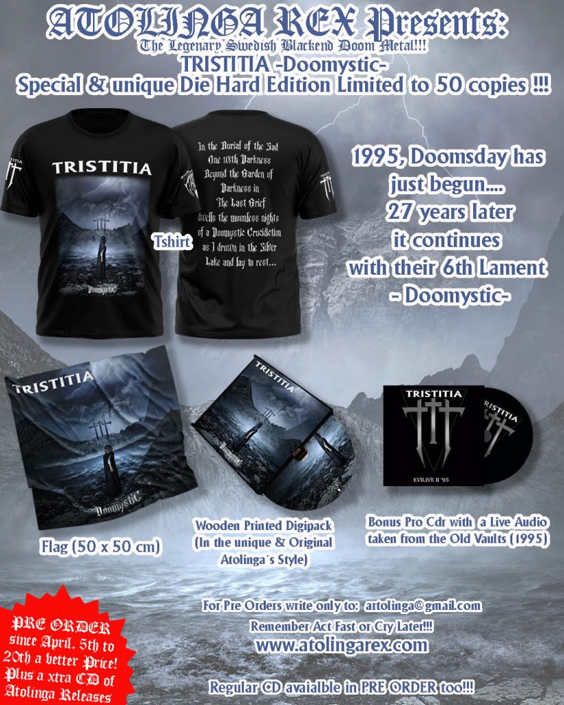 Tristitia - Doomystic (Die Hard CDs+Polera)