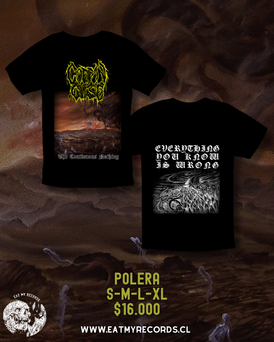 Coffin Curse – The Continuous Nothing Polera