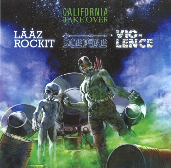 VIO-LENCE / LAAZ ROCKIT / SCEPTRE - Demo 3 Way Split (12" LP on Black Vinyl)