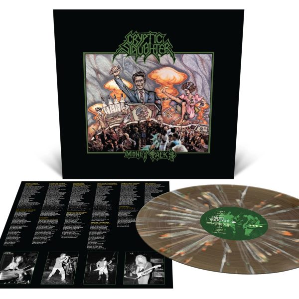 Cryptic Slaughter - Money Talks (Reissue) - Black Ice with Splatter