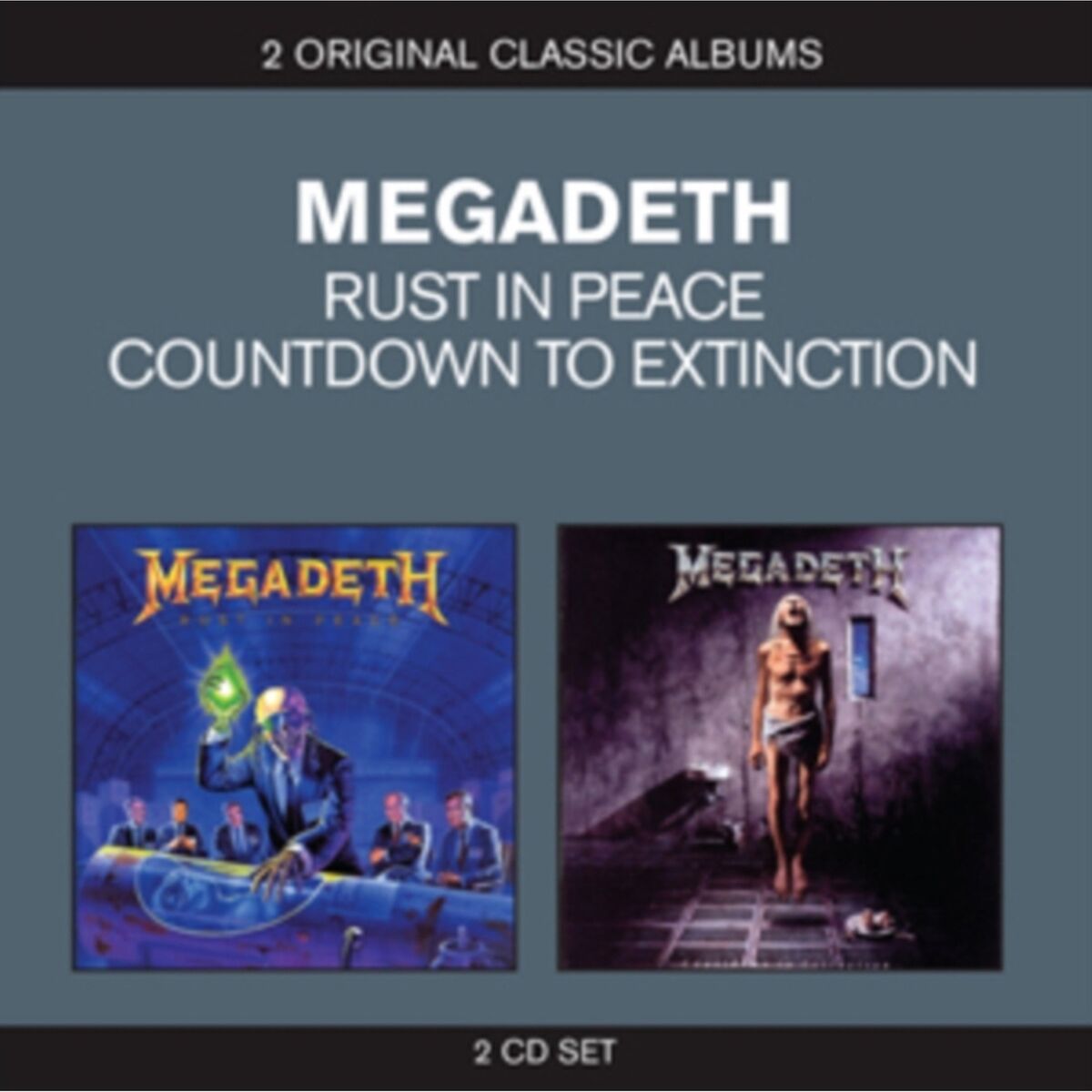 MEGADETH - RUST IN PEACE & COUNTDOWN TO EXTINCTION - 2CD