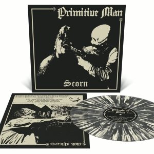 Primitive Man - Scorn - Black Ice with Bone White Splatter
