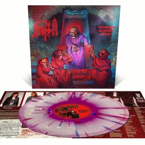 Death - Scream Bloody Gore - Tri Color Merge with Splatter *Silver Foil Laminated