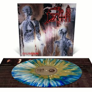 Death - Human - Tri Color Merge with Splatter *Silver Foil Laminated