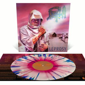 Death - Leprosy - Tri Color Merge with Splatter *Silver Foil Laminated