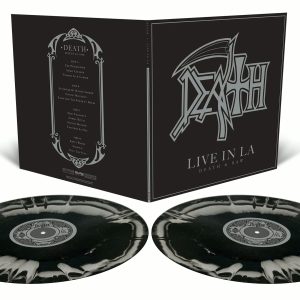 Death - Live In L.A. - Black and Silver Merge with Black and Silver Splatter