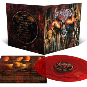 Incantation - Mortal Throne Of Nazarene - Blood Red and Black Ripple Effect