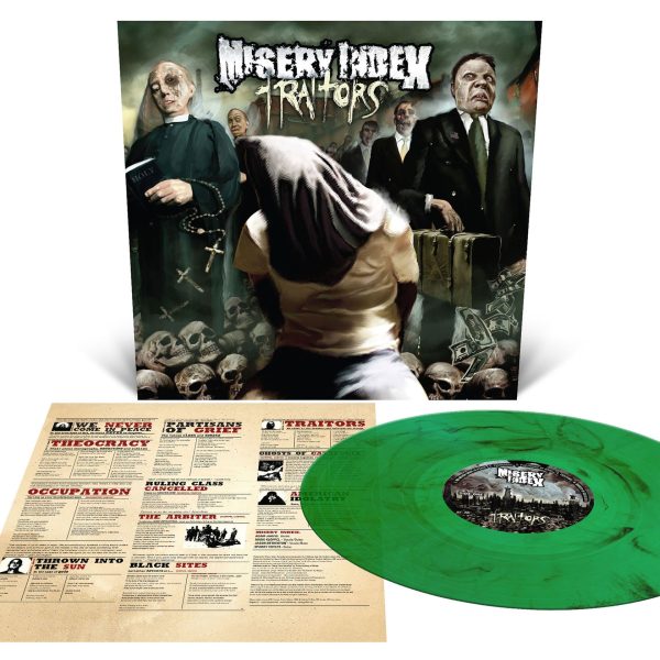 Misery Index - Traitors - Emerald Green with Black Marble