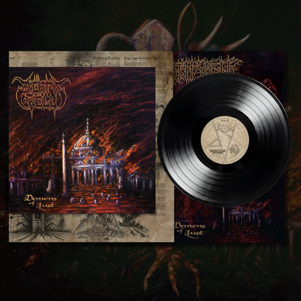 Death Yell - Demons Of Lust LP Negro (Pre-Venta)