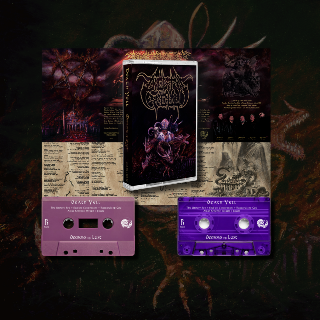 Death Yell - Demons Of Lust Cassette (Pre-Venta)