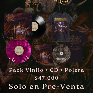 Death Yell - Demons Of Lust LP+CD+Polera (Pre-Venta)