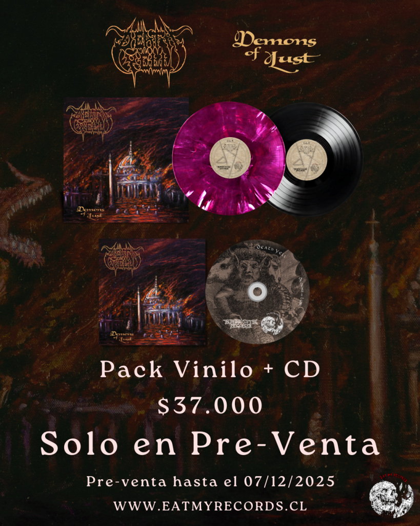 Death Yell - Demons Of Lust LP+CD (Pre-Venta)