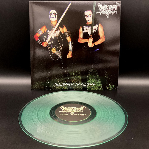 Nebiros "Guerreros de Lucifer" Coke Bottle Green Vinyl LP