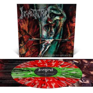 Incantation - Onward to Golgotha - Tri Color Striped with Splatter