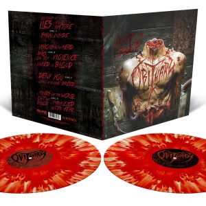 Obituary - Inked In Blood - Blood Red Cloudy Effect