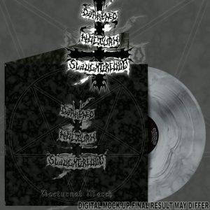 Darkened Nocturn Slaughtercult - Nocturnal March (Black/Silver Galaxy Vinyl LP)