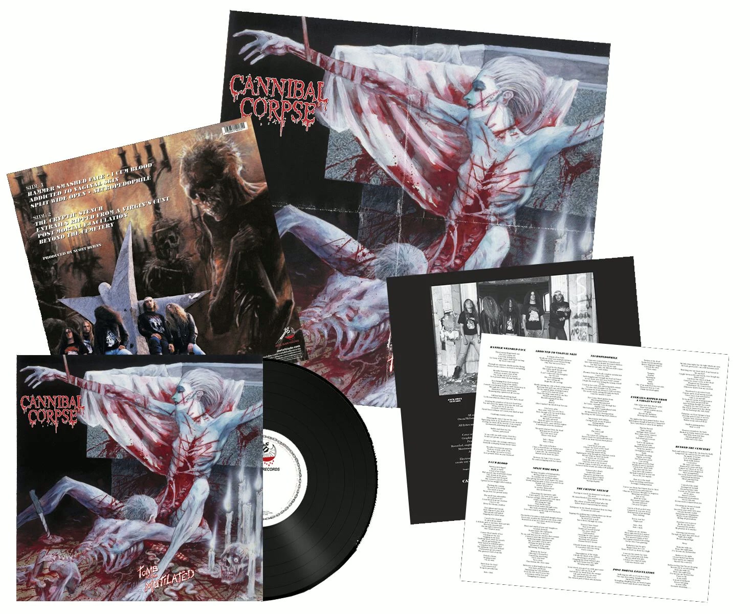 Cannibal Corpse - Tomb Of The Mutilated (Black Vinyl LP)