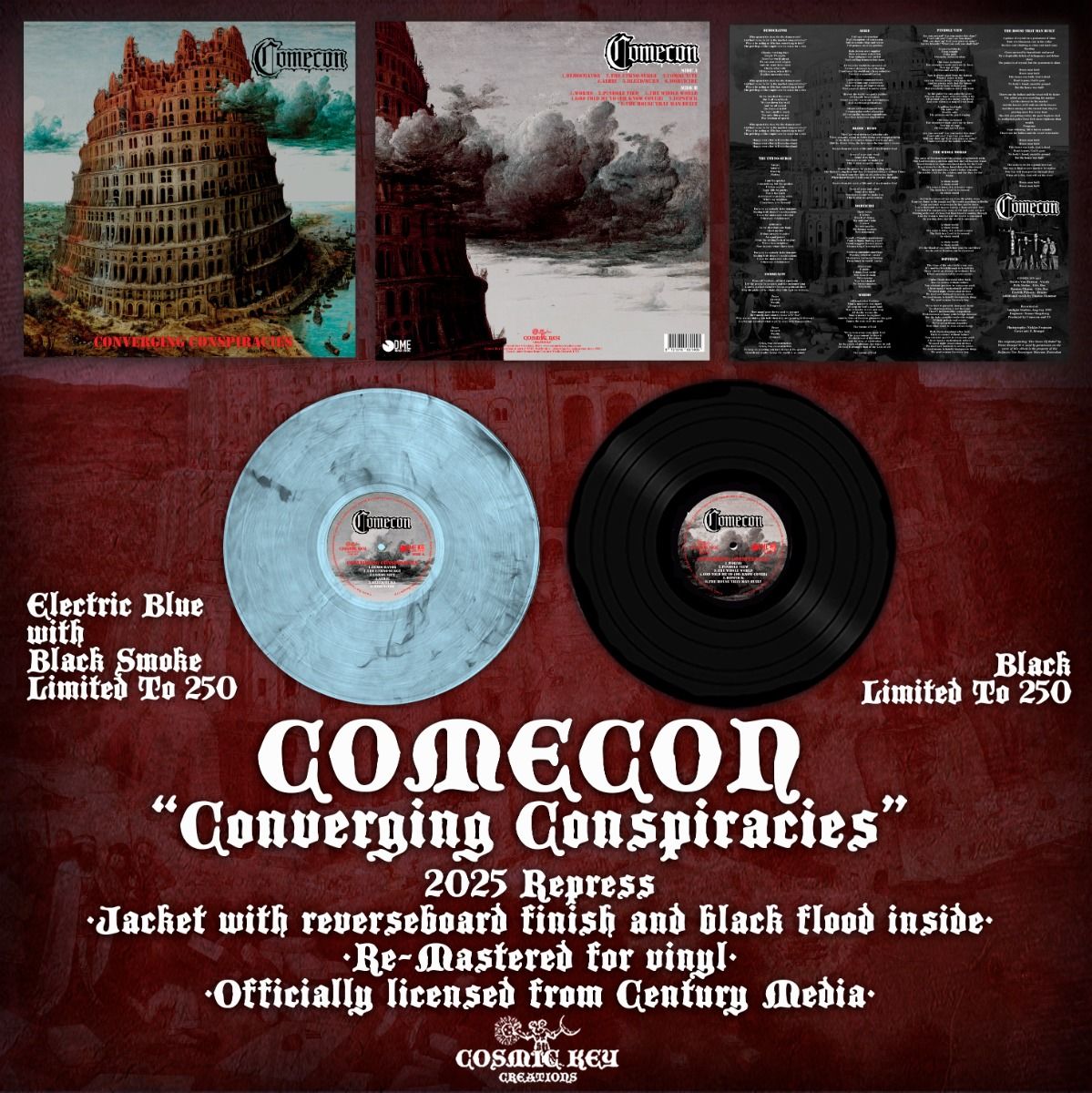 Comecon - Converging Conspiracies LP (Electric Blue)