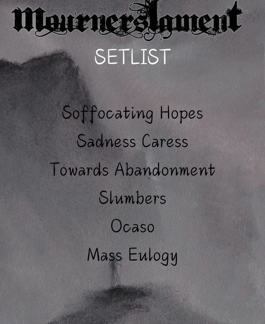 SETLIST MOURNERS LAMENT