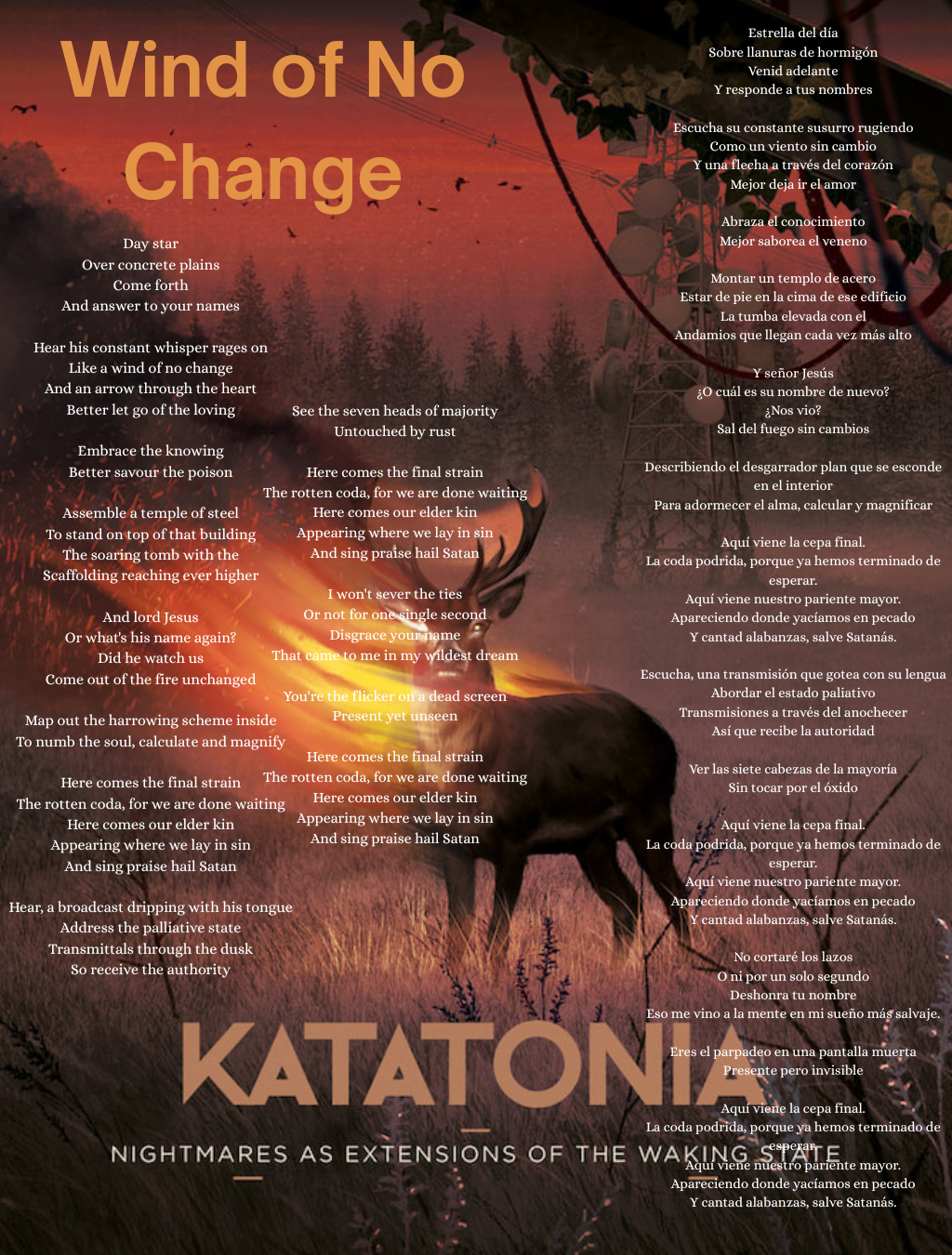 Wind of no change